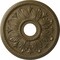 Ekena Millwork Edinburgh Ceiling Medallion (Canopies up to 5 1/8"), 18 1/8"OD x 3 1/2"ID x 2 3/4"P, Mississippi Mud CM18ED1MMF - alternate 1